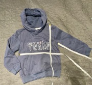 Granatowa bluza "There's no better team" - nowa bez metki - rozmiar 116