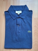 Granatowa koszulka polo męska Lacoste XS bawełna 