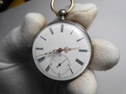 Piękny stary zegarek, Kluczykowy , koperta  srebro - Ag. sprawny 100 % 