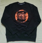 Bluza męska PitBull West Coast Crewneck Orange Dog 24 Black 3XL