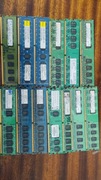 Pamięć RAM zestaw DDR 2 i 3 od 512mb do 2gb