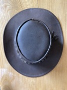 Kapelusz Australijski Bush skóra 