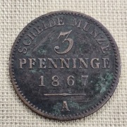 3 Pfenninge 1867 A Prusy