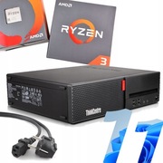 PC do gier|LENOVO M725s| RYZEN 3 PRO 2200G|RX 6400| 16GB | SSD 512 | WIN11