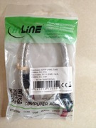 KABEL PRZEWÓD LAN SIECIOWY RJ45 l ETHERNET KAT.6 CAT FTP 0.5M INLINE