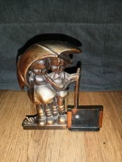 Figurka/Ramka z brązu dzieci z parasolem VINTAGE 