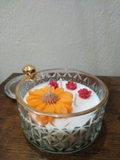 Świeczka sojowa - piwonia - ręcznie robioną