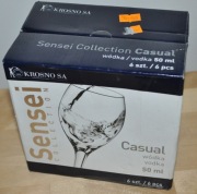 Zestaw kieliszków do wódki 50ml- Sensei Collection Casual -6szt KROSNO