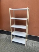 Regał IKEA EKENABBEN otwarty, osika/biały, 70x34x154 cm nowy