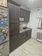 Komplet mebli kuchennych – Ciemny dąb, Słupek, Zlew + Bateria!