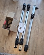 Bagażnik dachowy - belki aluminiowe + uchwyt rowerowy, komplet