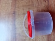 Wiaderko plastikowe 0,5 l z pokrywką 100 szt