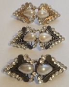 Piękna zdobiona cyrkoniami Góralska broszka, przypinka, ozdoba stroju BACY.