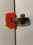 Dystanse do montażu prowadników zawiasów meblowych – 2 mm/3 mm /4 mm