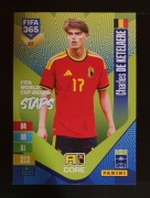 PANINI ADRENALYN FIFA 2027 Charles De Ketelaere WORLD CUP STARS NUMER 217