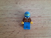 LEGO jbr003 Pilot w brązowej kurtce