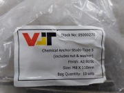 Kotwa chemiczna nierdzewna A2 M8x110 10szt.