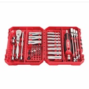 Zestaw grzechotka 1/4” klucze nasadki bity udarowe 42 sztuk MILWAUKEE