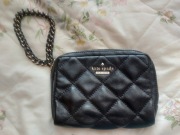 Kate Spade New York portfel czarny skórzany saszetka skóra naturalna