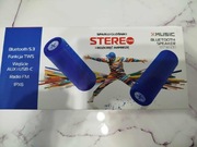 Głośnik mobilny XMUSIC BTS650B Radio FM Niebieski