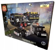 KLOCKI ELEFUN THUNDER ZONE Klocki BRYGADA SWAT zestaw XXL 1783 el 092