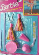 akcesoria dla lalki barbie NFRB  CHEERLEADER SET MATTEL 1990