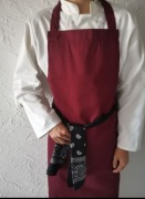 Kitel Kucharski wraz z fartuchem oraz chustą. 