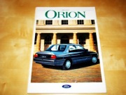 Prospekt Ford Orion 1991 brzydka okładka