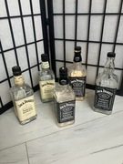 Lampion szklany w butelce, led bateria AA, dekoracja lampa