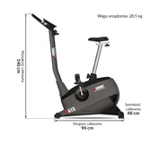 Rower stacjonarny York Fitness