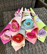 Róże mydlane z lizakami na Dzień Kobiet