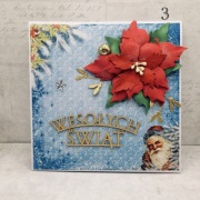 Kartka świąteczna, kartki święta Boże Narodzenie z kopertą