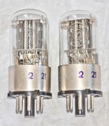 LAMPY MELZ 6N9S 6SL7 GT NOS PARA IDEALNA NOWE METALOWY COKÓŁ 1957r.