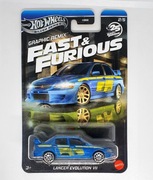 Hot Wheels Mitsubishi Lancer Evolution VII Fast and Furious Graphic Remix