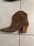 Botki Twin Island skórzane 