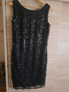 Sukienka wieczorowa z cekinami rozmiar 38 