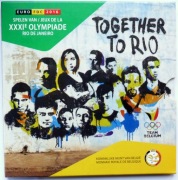 BELGIA 2016  ZESTAW 1 CENT - 2 EURO + 2 EURO RIO UNC !!!!!!!!