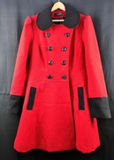Miso czerwony płaszcz fit & flare zimowy r. 14 nowy