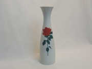 Wazon Geidlitz Bavaria z dekoracją czerwonej róży, Niemcy