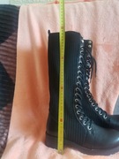 Buty damskie SKARPETA ,czarne  ,eleganckie , lekkie ,prążek