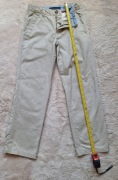 Spodnie - chinosy chłopięce Tommy Hilfinger, kolor khaki/beżowy,r.8,ok.8 l.