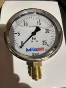 0-25BAR G1/2" Manometr glicerynowy 100mm WIKA 113.53.100 g1/2b