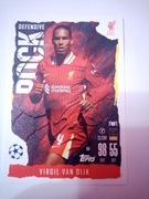 Topps match attax extra 2024/25 defensive rock Virgil Van Dijk 84