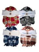 Nowy komplet dla dziecka polar 3-6 mies. – czapka, szalik, rękawiczki