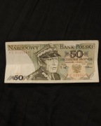 Banknoty 50zł 1988 rok różne serie HC, HD, HG, HN, HP, KC kilkadziesiąt szt
