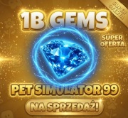 GEMY PET SIMULATOR 99 PS99 1B GEMS 1.000.000.000 ROBLOX PET SIMULATOR