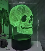 Lampka nocna  LED RGB USB kolorowa ,  wielokolorowa , na biurko. 