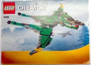 Lego Creator Creature 4998 Stegosaurus instrukcja x3