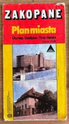 Zakopane - plan miasta 1993