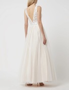 Suknia ślubna z koronki i tiulu, rozmiar 38/M